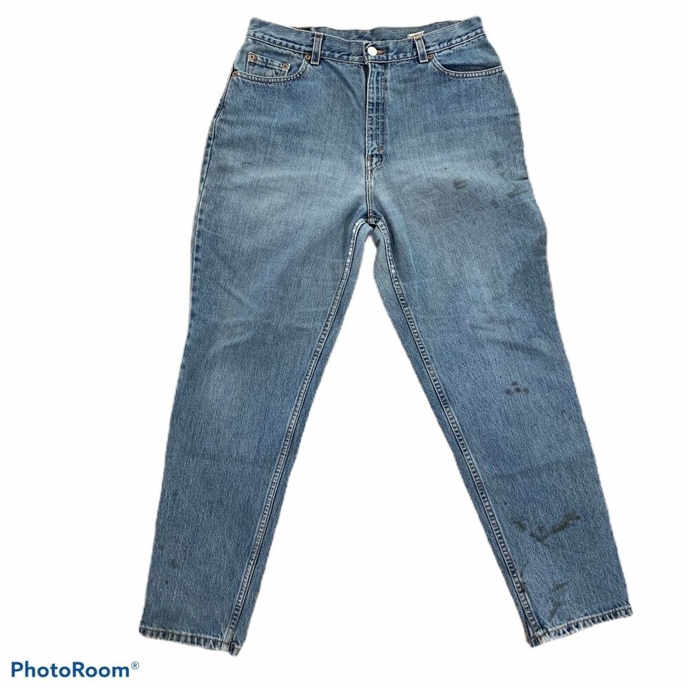 Vintage‎ Levi's 512 Size 16 Jeans Slim Fit Tapered Leg High Rise Grunge Boho